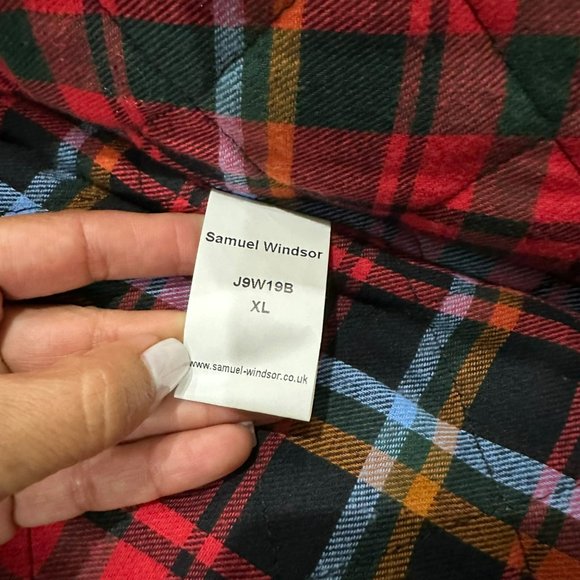 Samuel Windsor Jacket Men's XL Olive Button Parka Utility Coat Flannel Lining - Picture 7 of 13